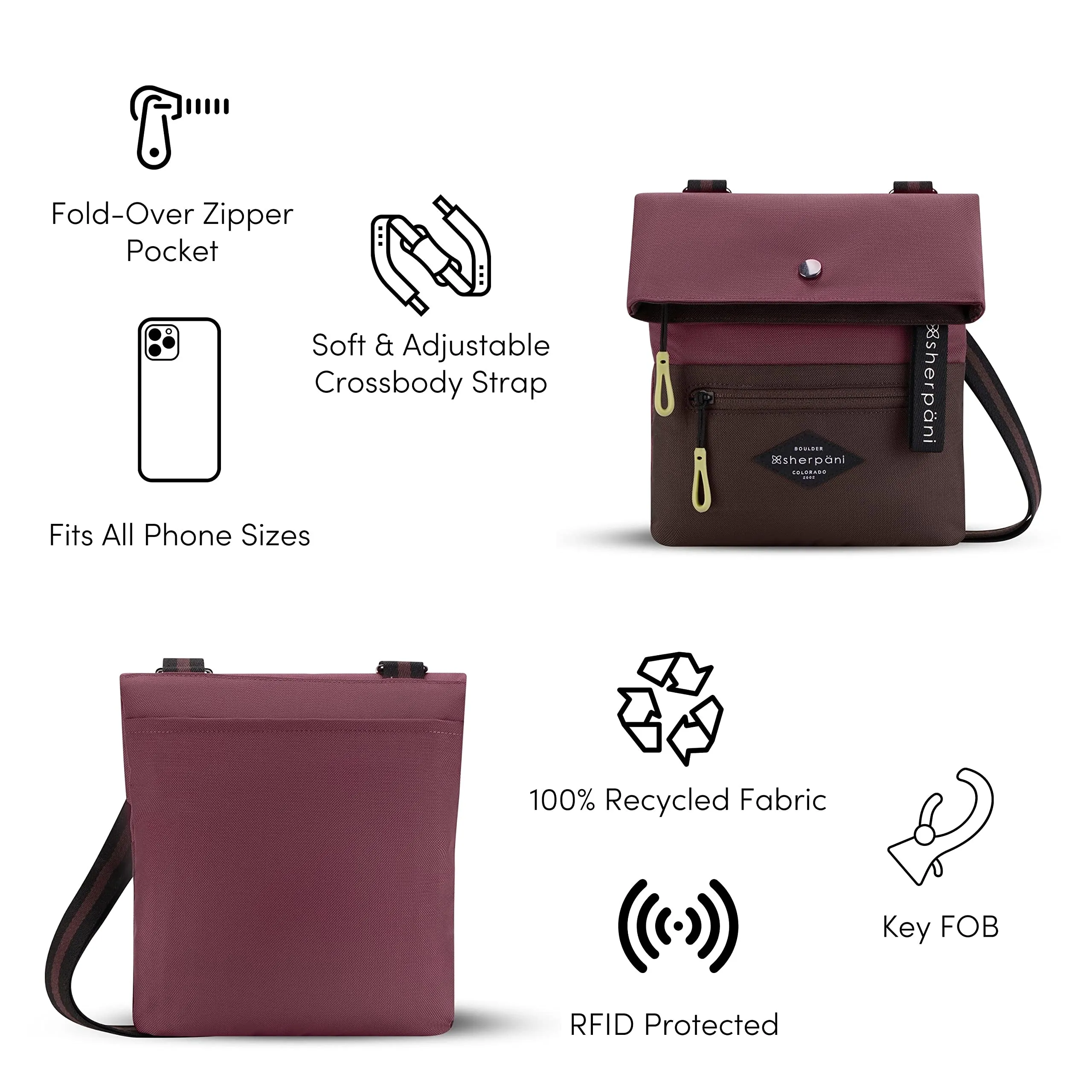 Sherpani Pica Mini Crossbody Bags Sherpani