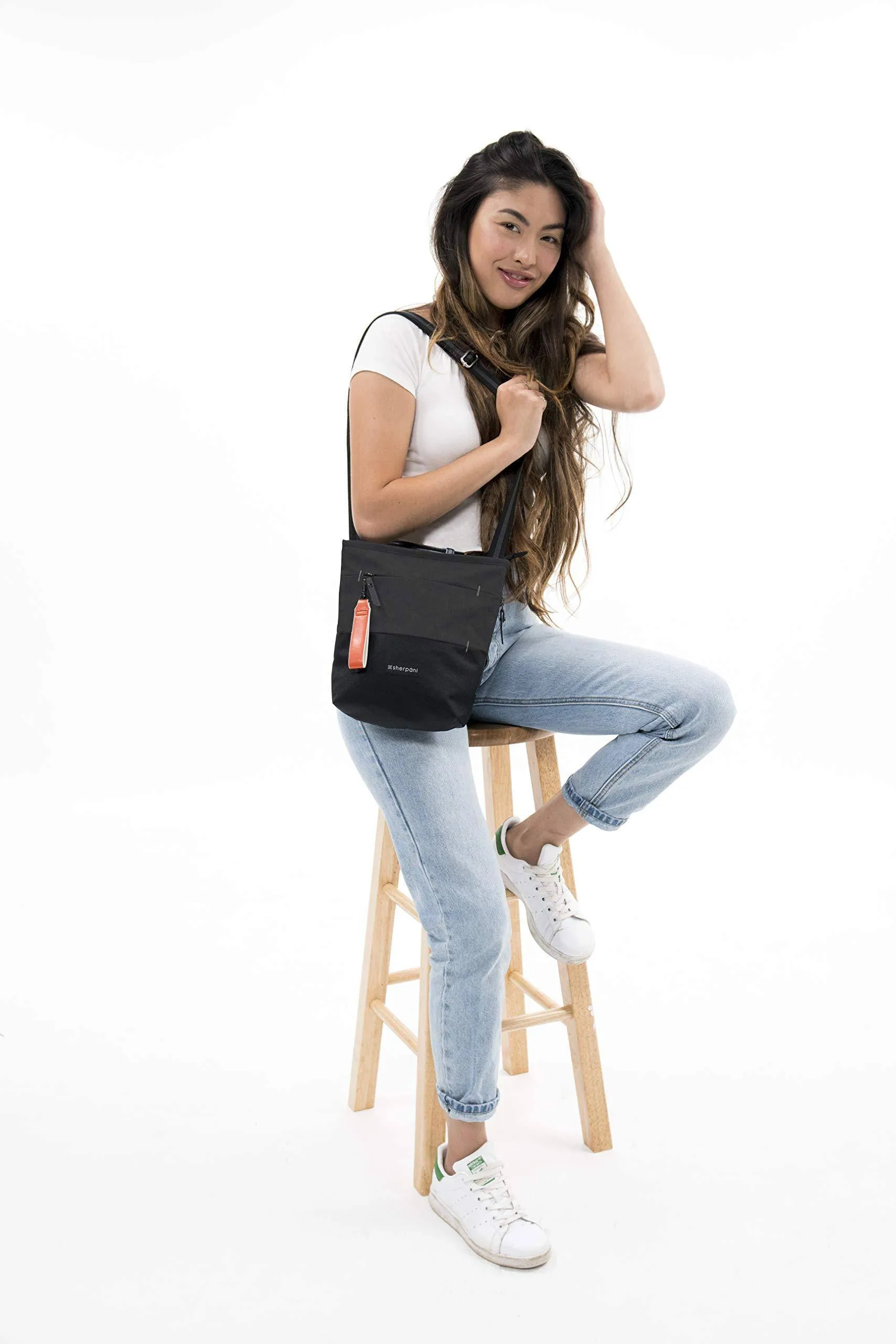 Sherpani Sadie Recycled Nylon Crossbody Bag, Essential Messenger Bag, Medium Shoulder Bag for Women, RFID Protection Bags Sherpani