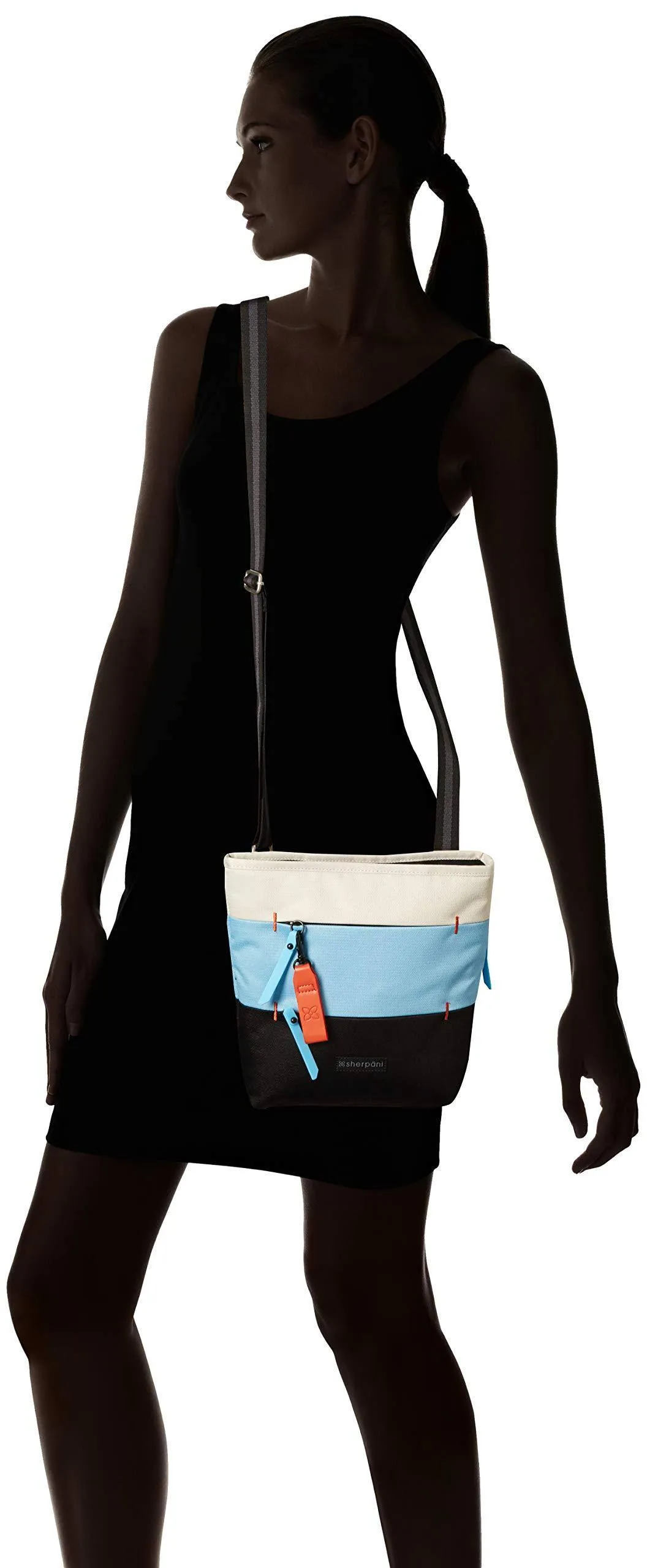 Sherpani Sadie Recycled Nylon Crossbody Bag, Essential Messenger Bag, Medium Shoulder Bag for Women, RFID Protection Bags Sherpani