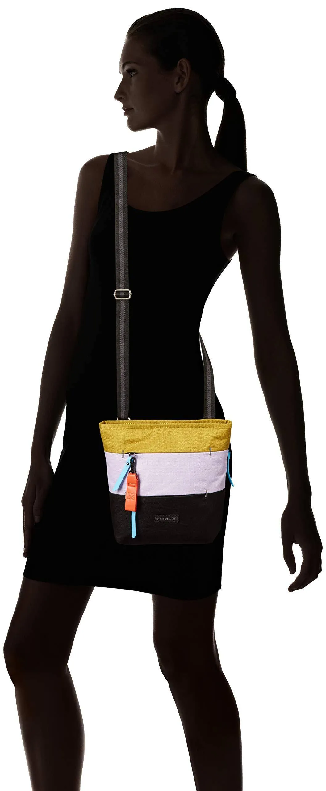 Sherpani Sadie Recycled Nylon Crossbody Bag, Essential Messenger Bag, Medium Shoulder Bag for Women, RFID Protection Bags Sherpani