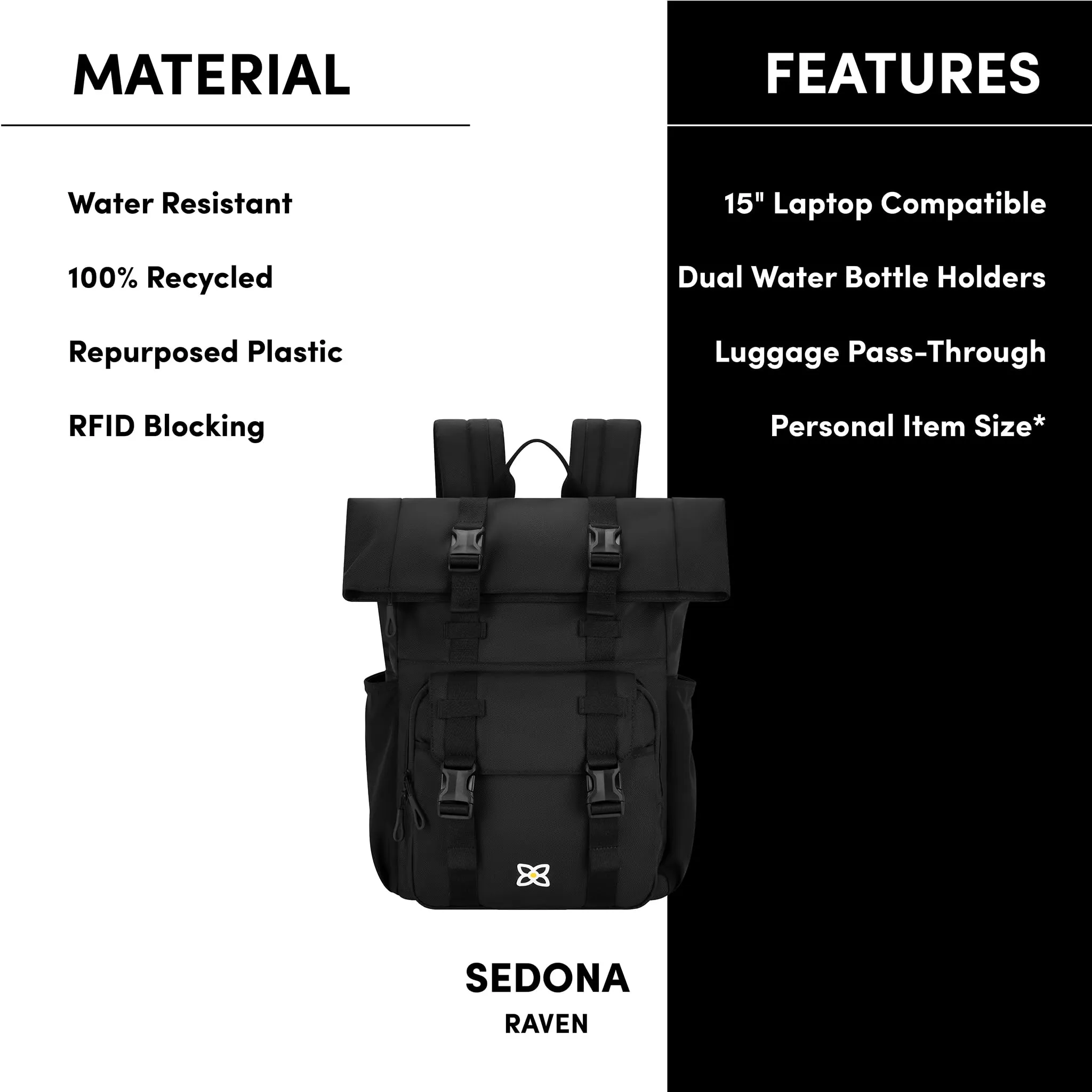Sherpani Sedona Laptop Backpack, Fits 15 Inch Laptop Bags Sherpani