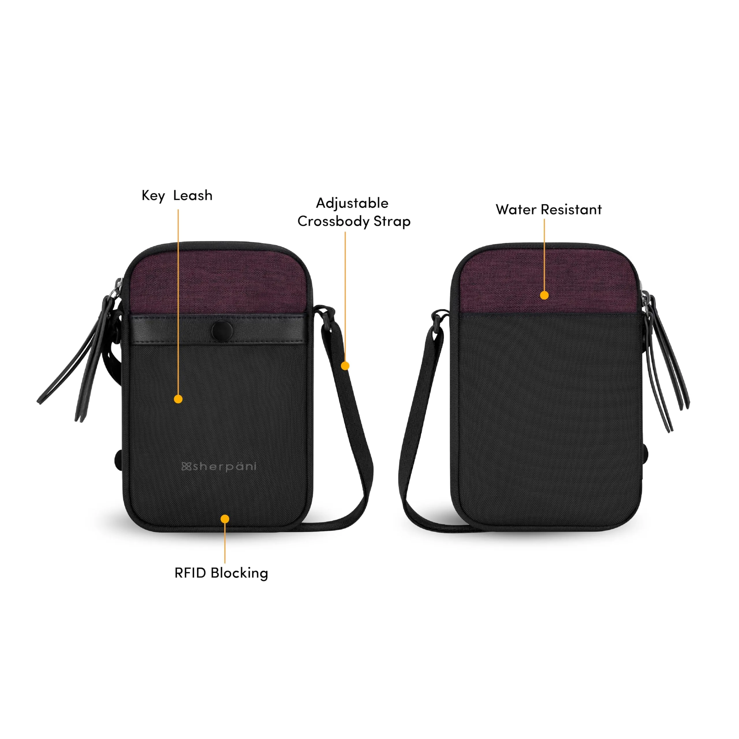 Sherpani Simplicity Anti Theft Crossbody Wallet Bags Sherpani