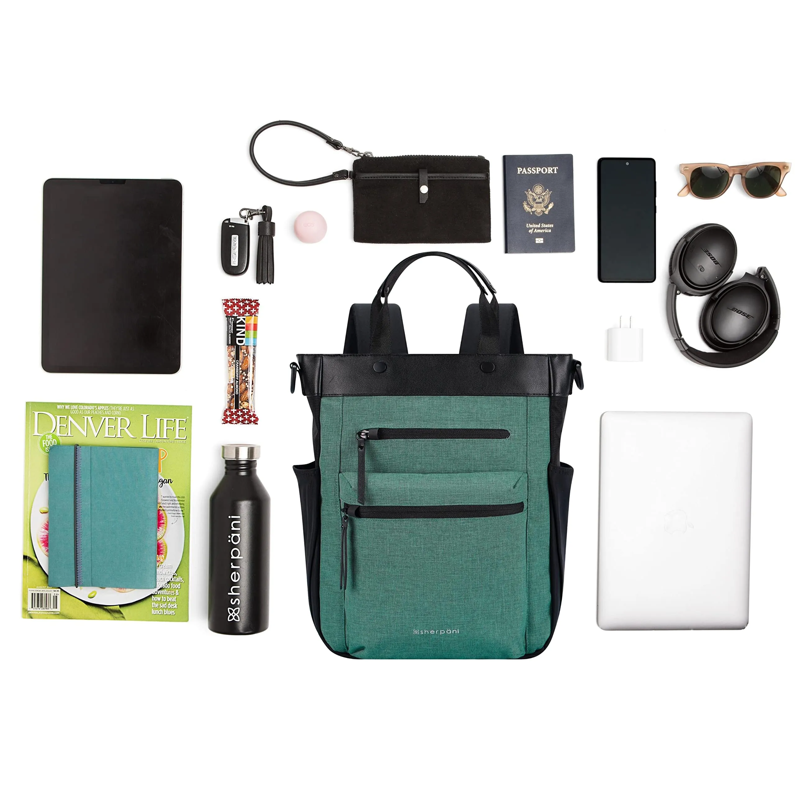 Sherpani Soleil Anti Theft Convertible Backpack, 13 Inch Laptop Bags Sherpani