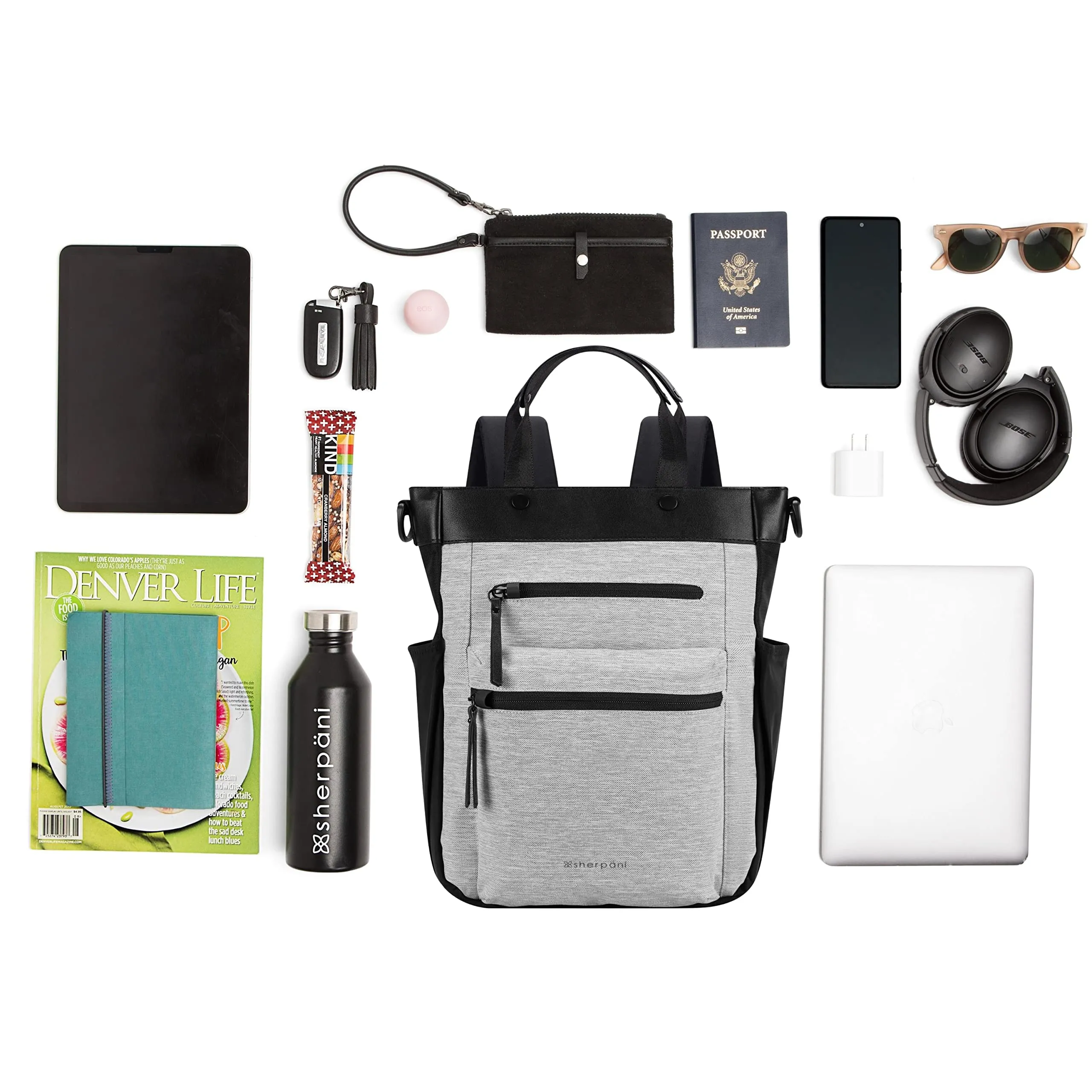 Sherpani Soleil Anti Theft Convertible Backpack, 13 Inch Laptop Bags Sherpani