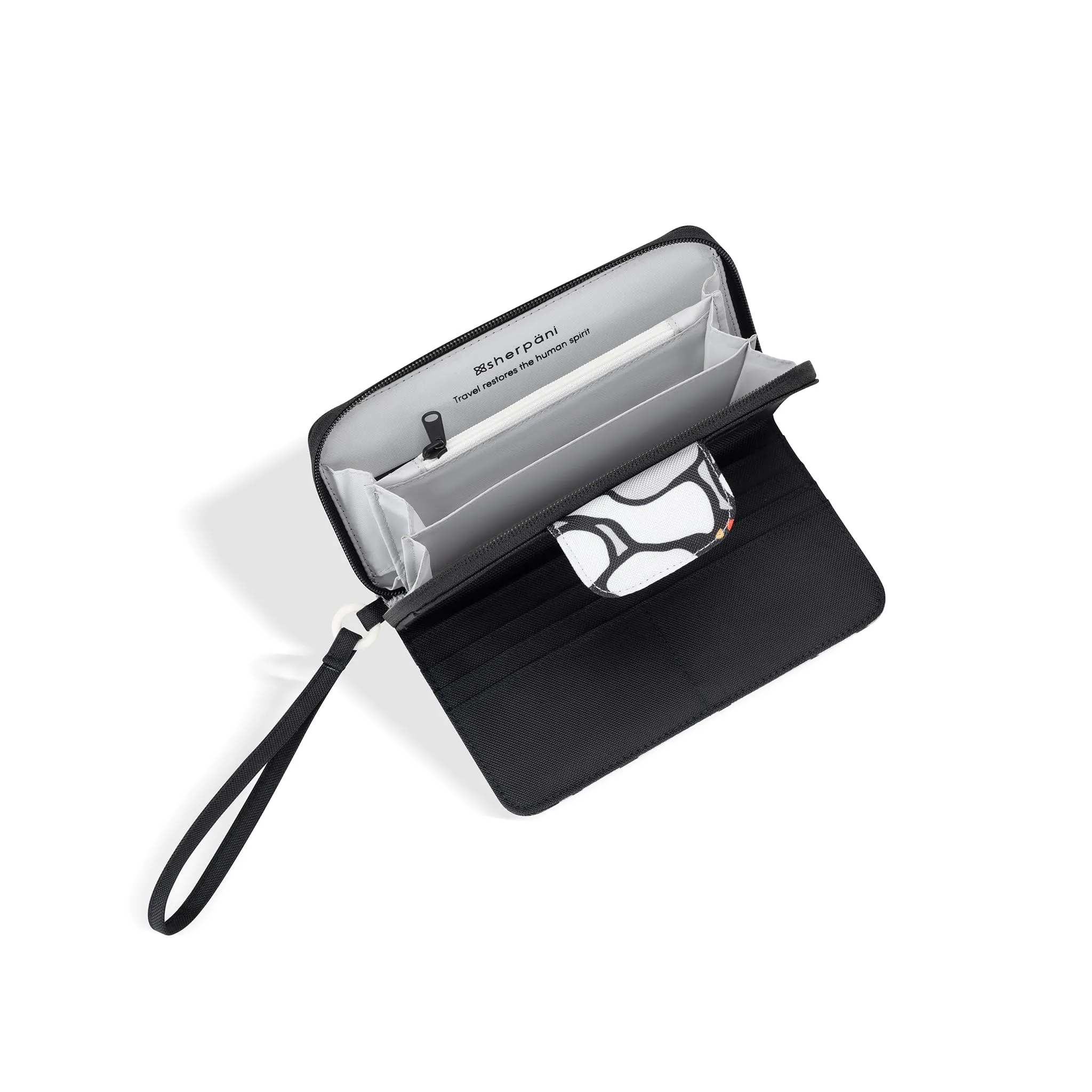 Sherpani Tulum Nylon Large Zip Around RFID Protection Wallet Wristlet Bags Sherpani