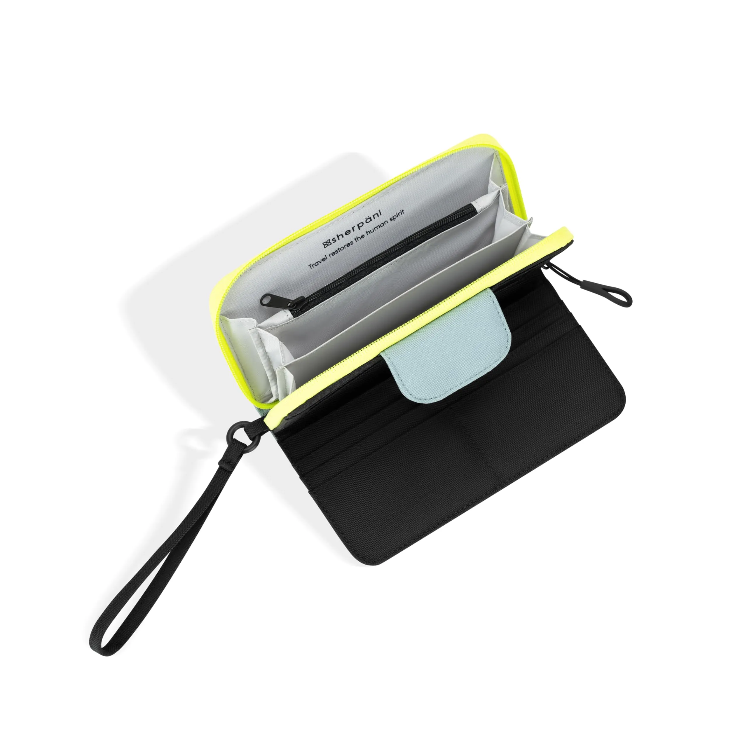 Sherpani Tulum Nylon Large Zip Around RFID Protection Wallet Wristlet Bags Sherpani
