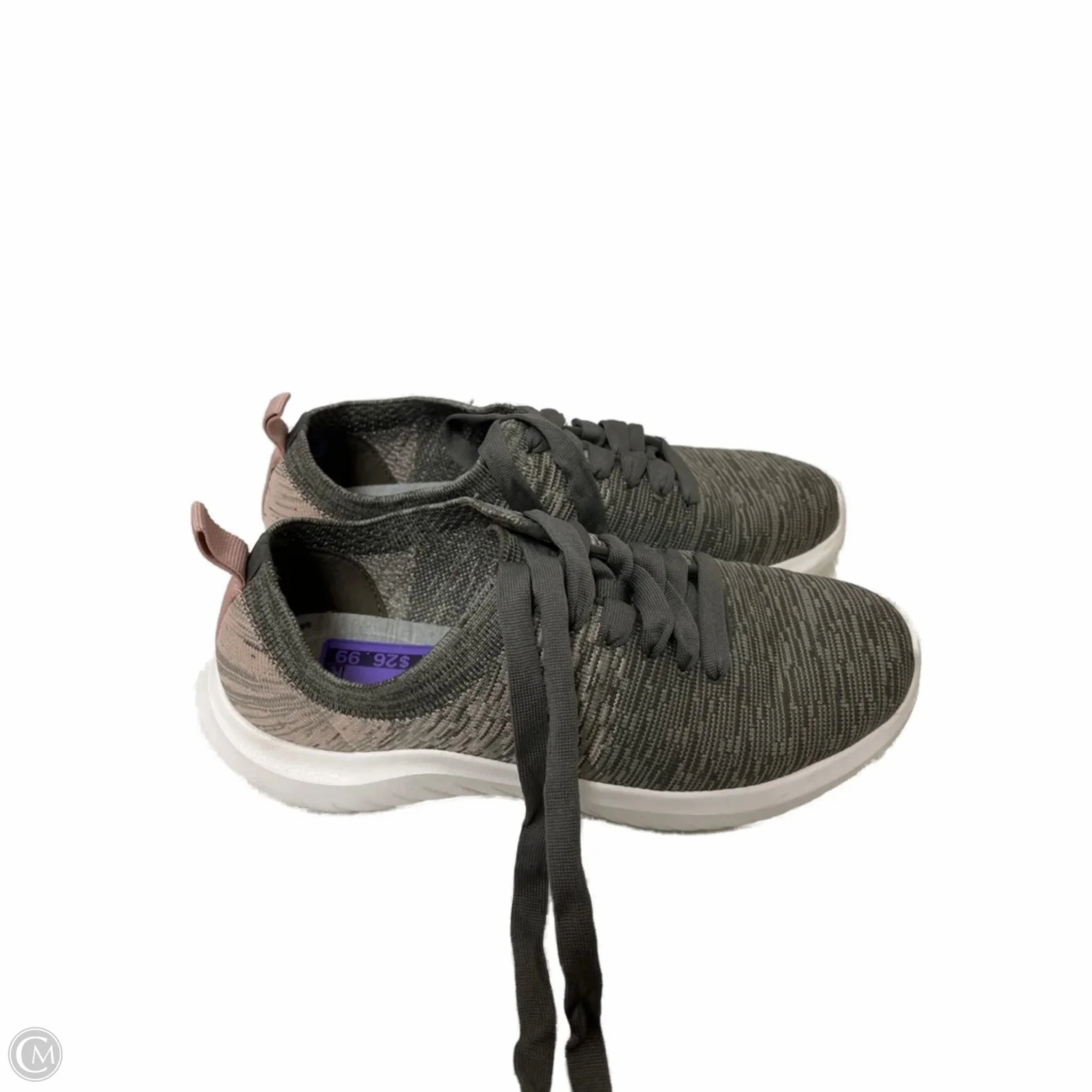 Shoes Athletic By Clarks In Grey, Size: 6.5 Leather Footwear
