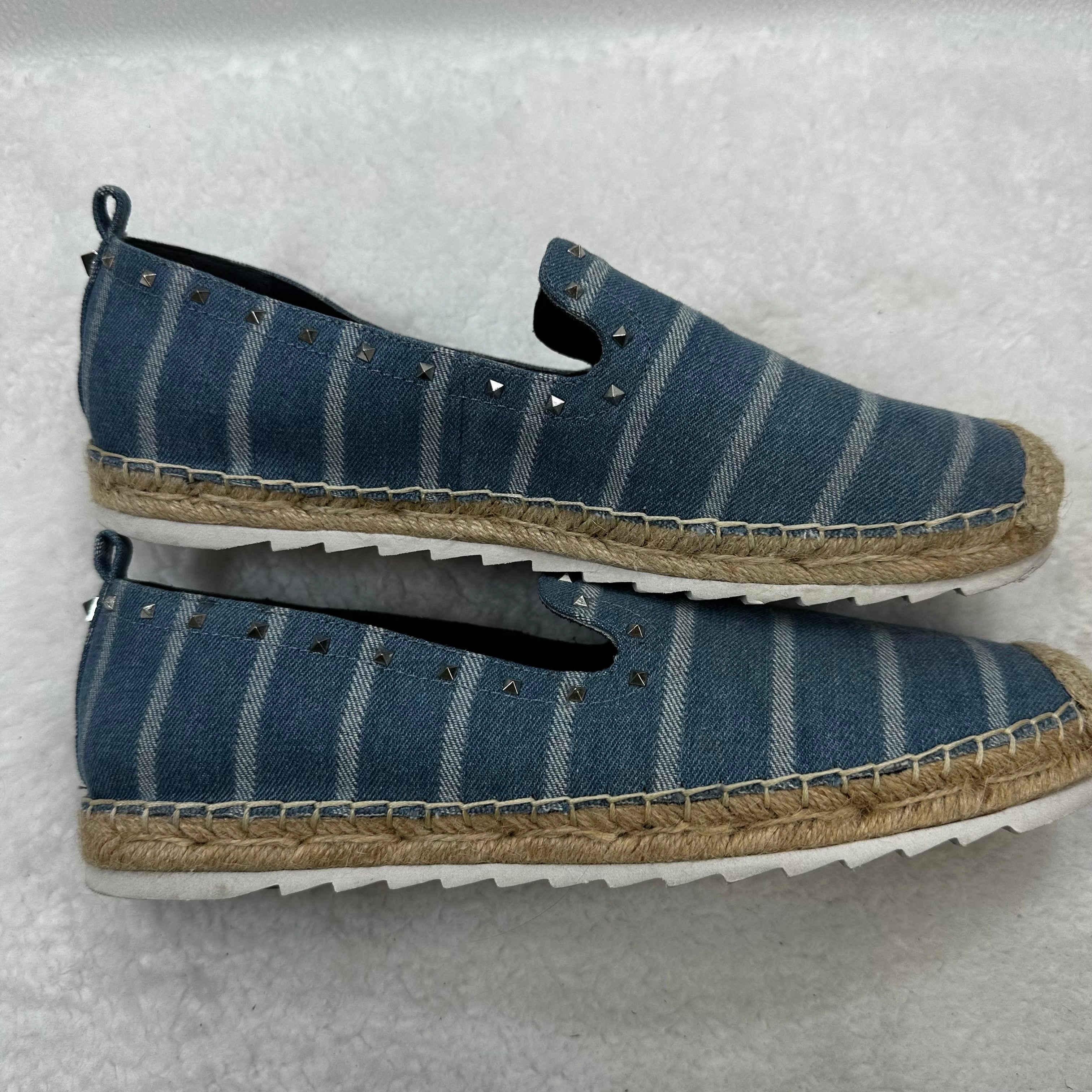 Shoes Flats Boat By Marc Fisher In Denim, Size: 9.5 Fashion Heels