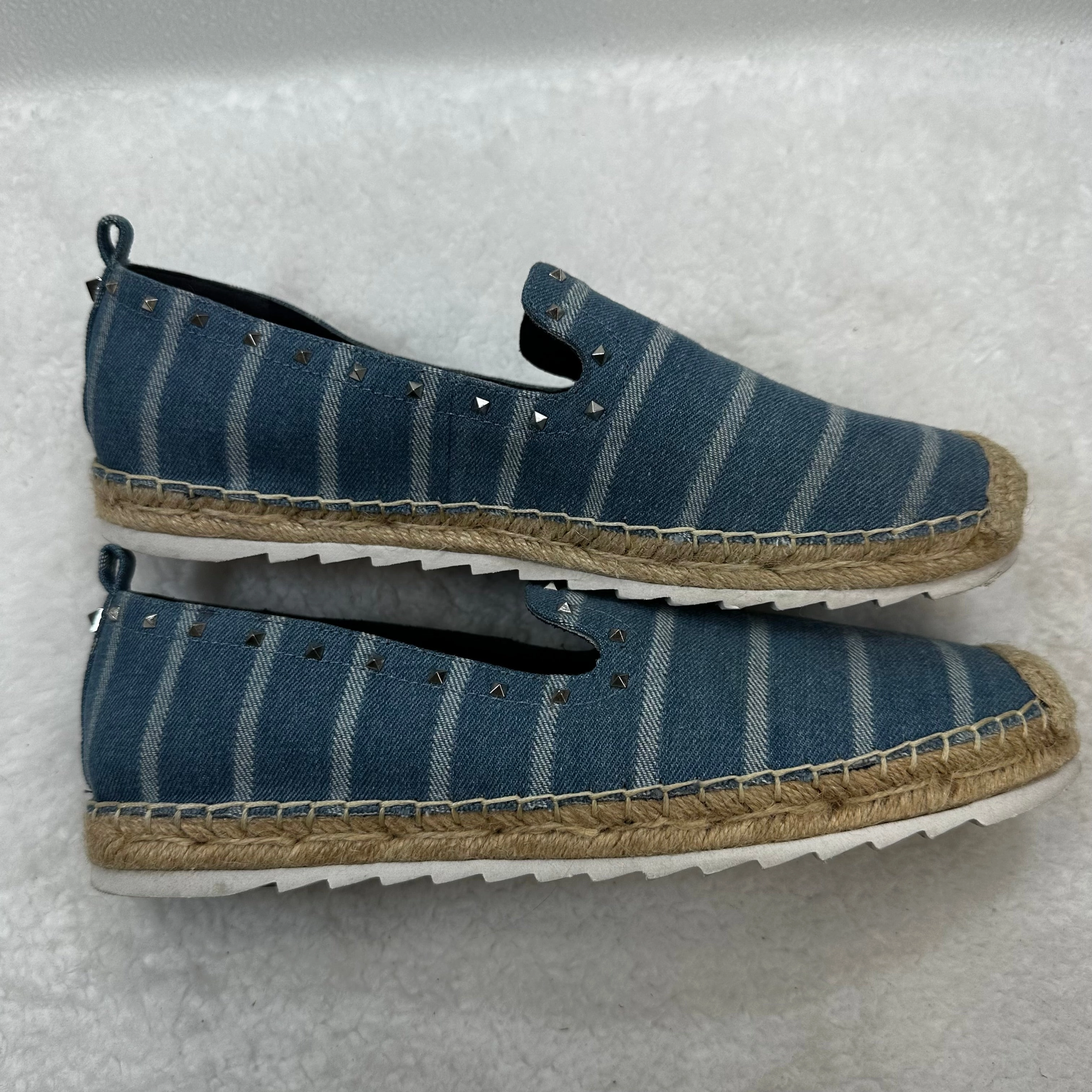 Shoes Flats Boat By Marc Fisher In Denim, Size: 9.5 Fashion Heels