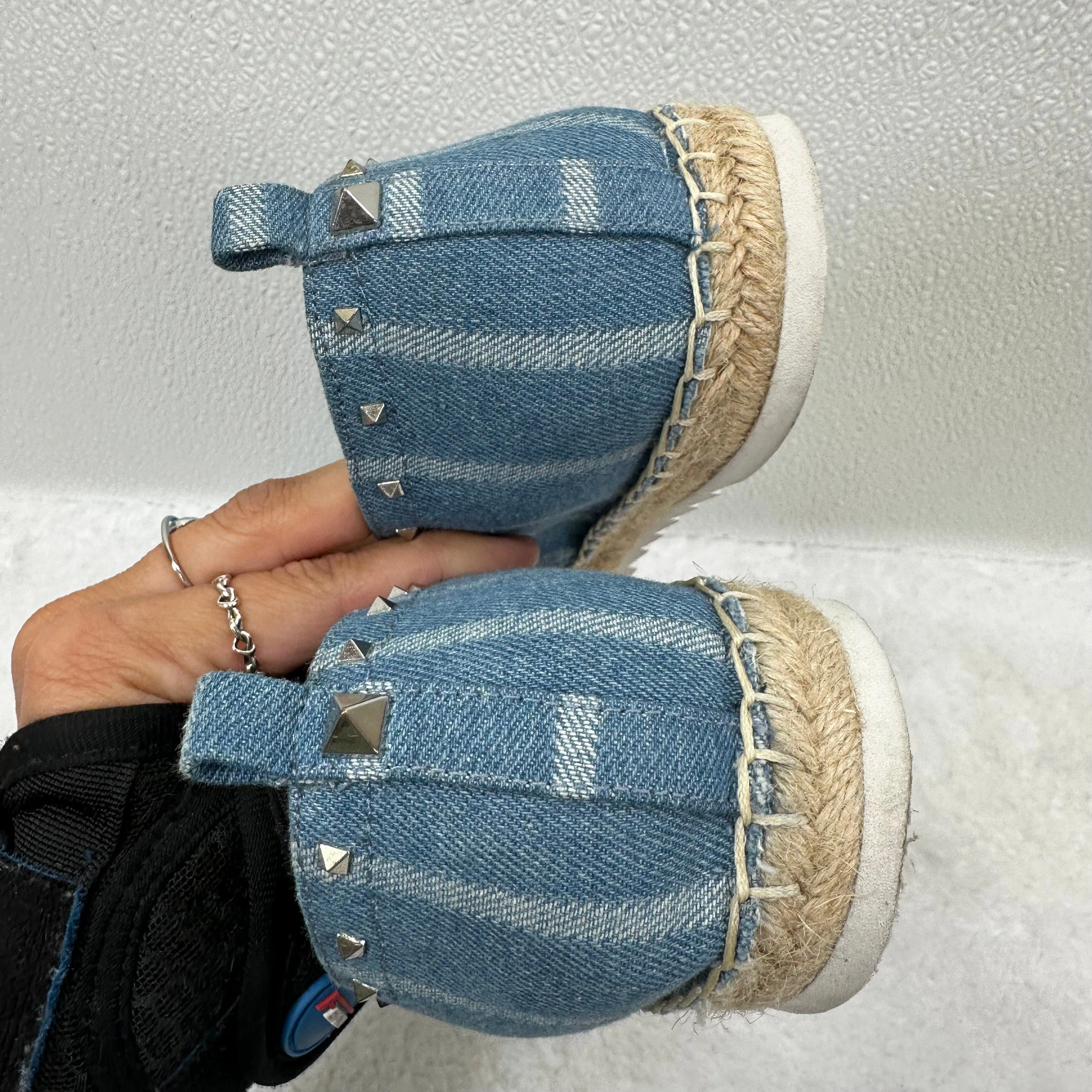 Shoes Flats Boat By Marc Fisher In Denim, Size: 9.5 Fashion Heels