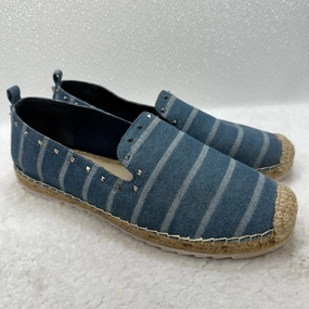 Shoes Flats Boat By Marc Fisher In Denim, Size: 9.5 Marc Fisher fashion shoes with block heels