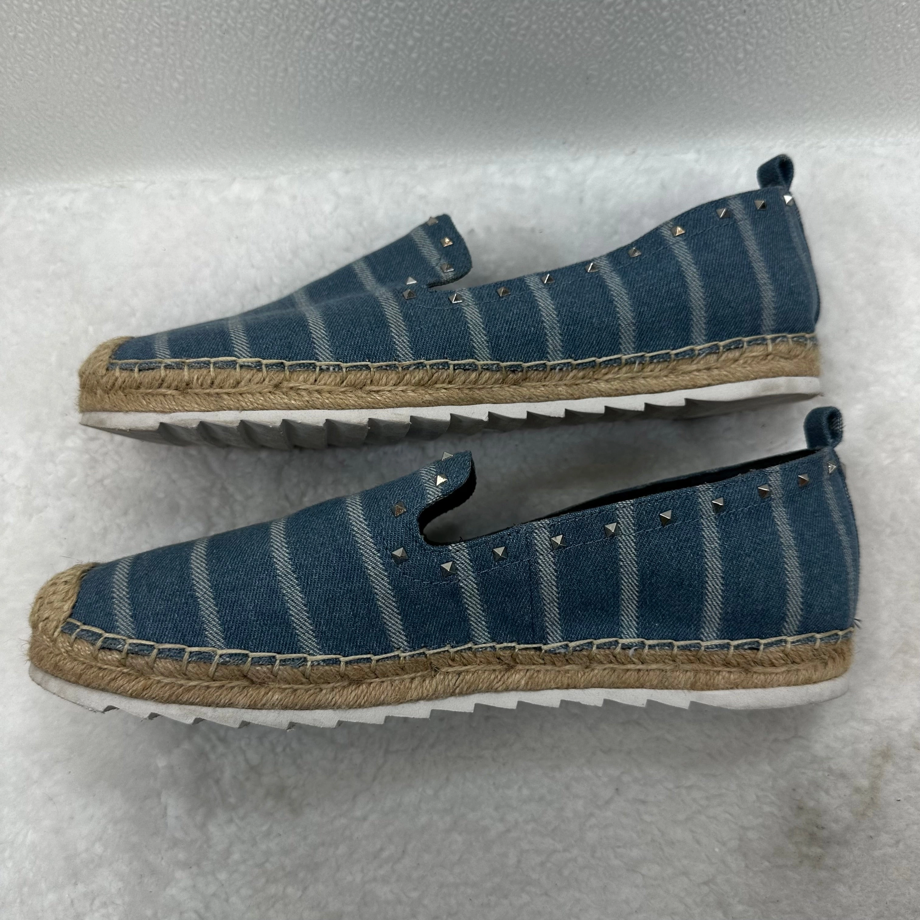 Shoes Flats Boat By Marc Fisher In Denim, Size: 9.5 Fashion Heels