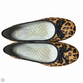 Shoes Flats By Clarks In Animal Print, Size: 6 Clarks leather shoes for daily wear