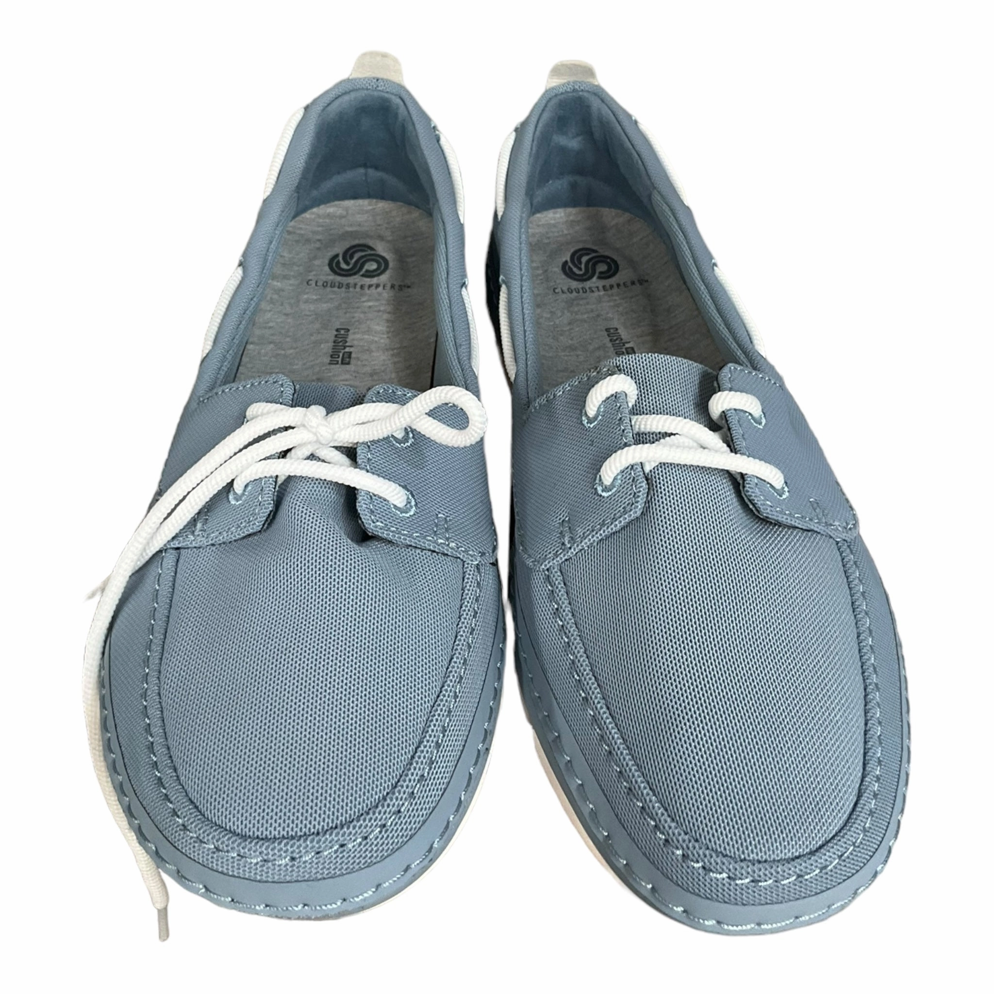 Shoes Flats By Clarks In Aqua, Size: 9.5 Clarks leather shoes for daily wear