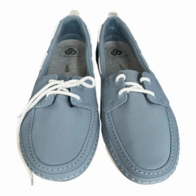 Shoes Flats By Clarks In Aqua, Size: 9.5 Clarks leather shoes for daily wear