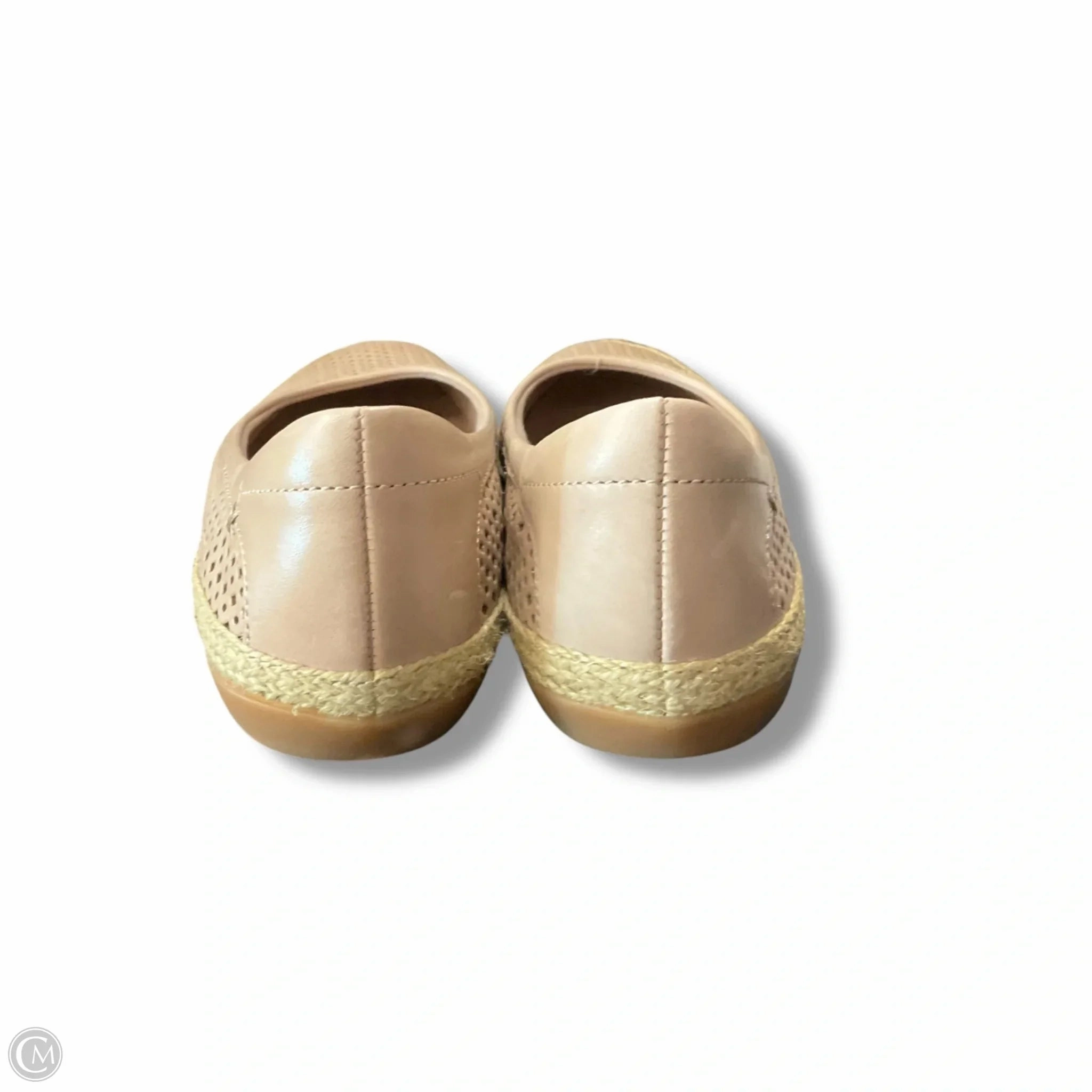 Shoes Flats By Clarks In Beige, Size: 7 Leather Footwear