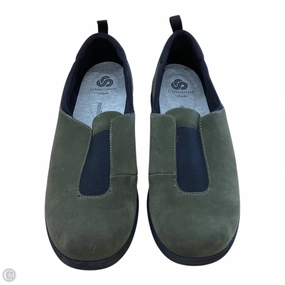 Shoes Flats By Clarks In Black & Green, Size: 10 Clarks leather shoes for daily wear
