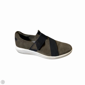 Shoes Flats By Clarks In Black & Green, Size: 8.5 Clarks leather shoes for daily wear