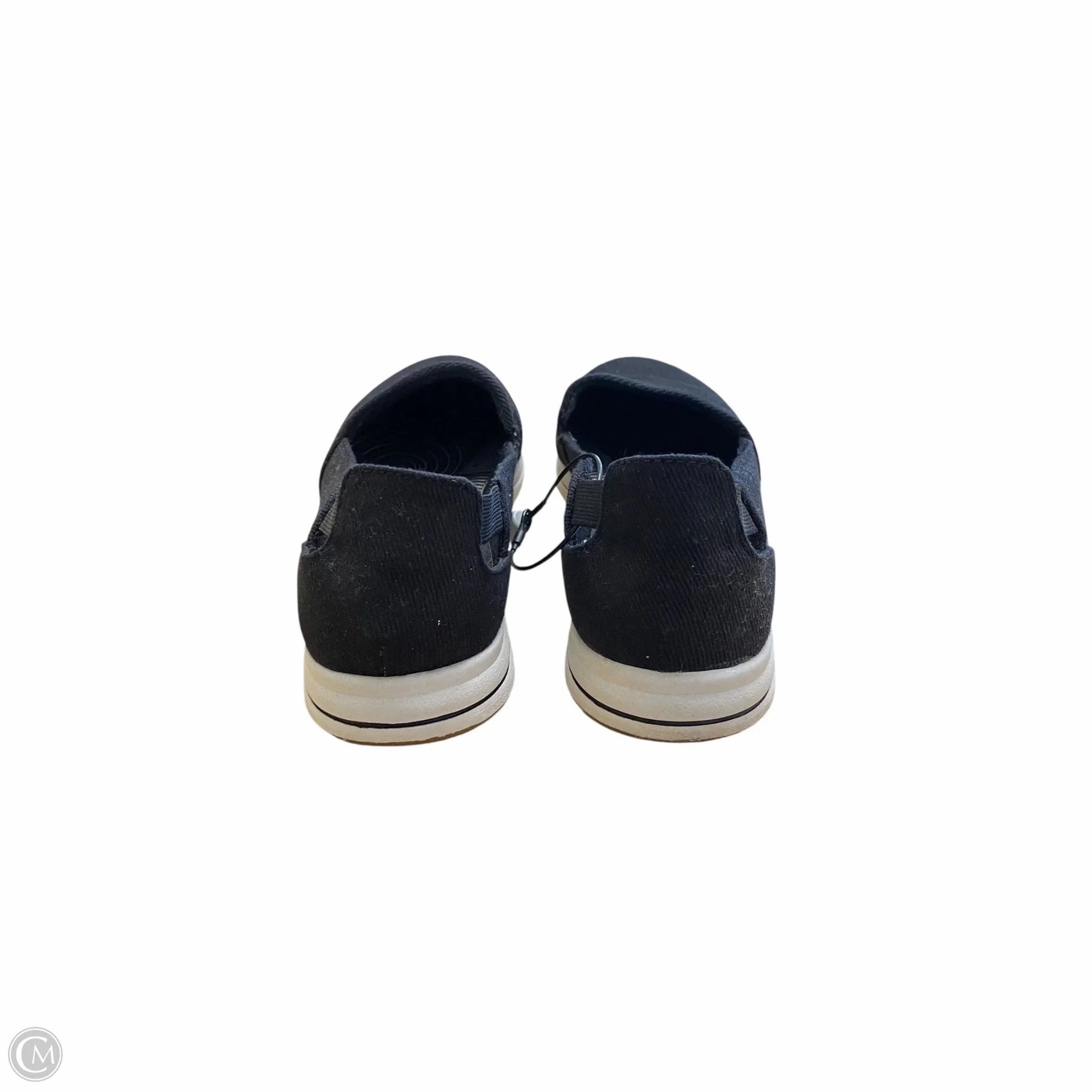 Shoes Flats By Clarks In Black, Size: 10 Leather Footwear