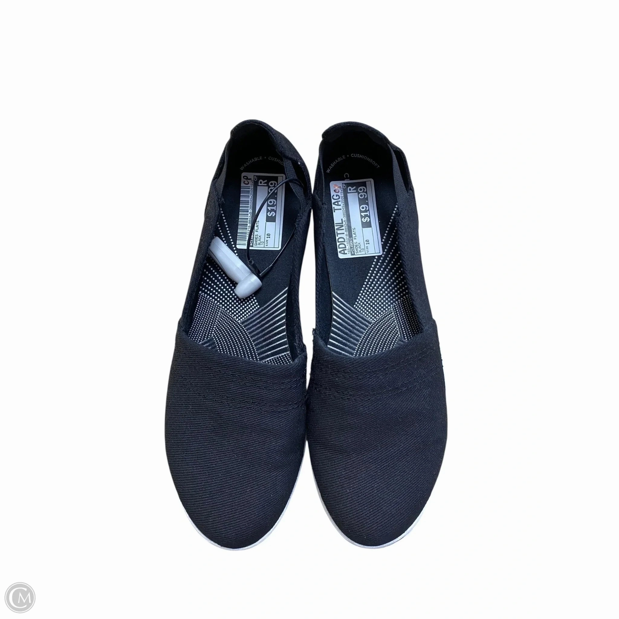Shoes Flats By Clarks In Black, Size: 10 Clarks leather shoes for daily wear