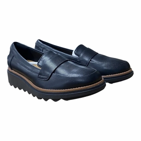 Shoes Flats By Clarks In Black, Size:5 Clarks leather shoes for daily wear