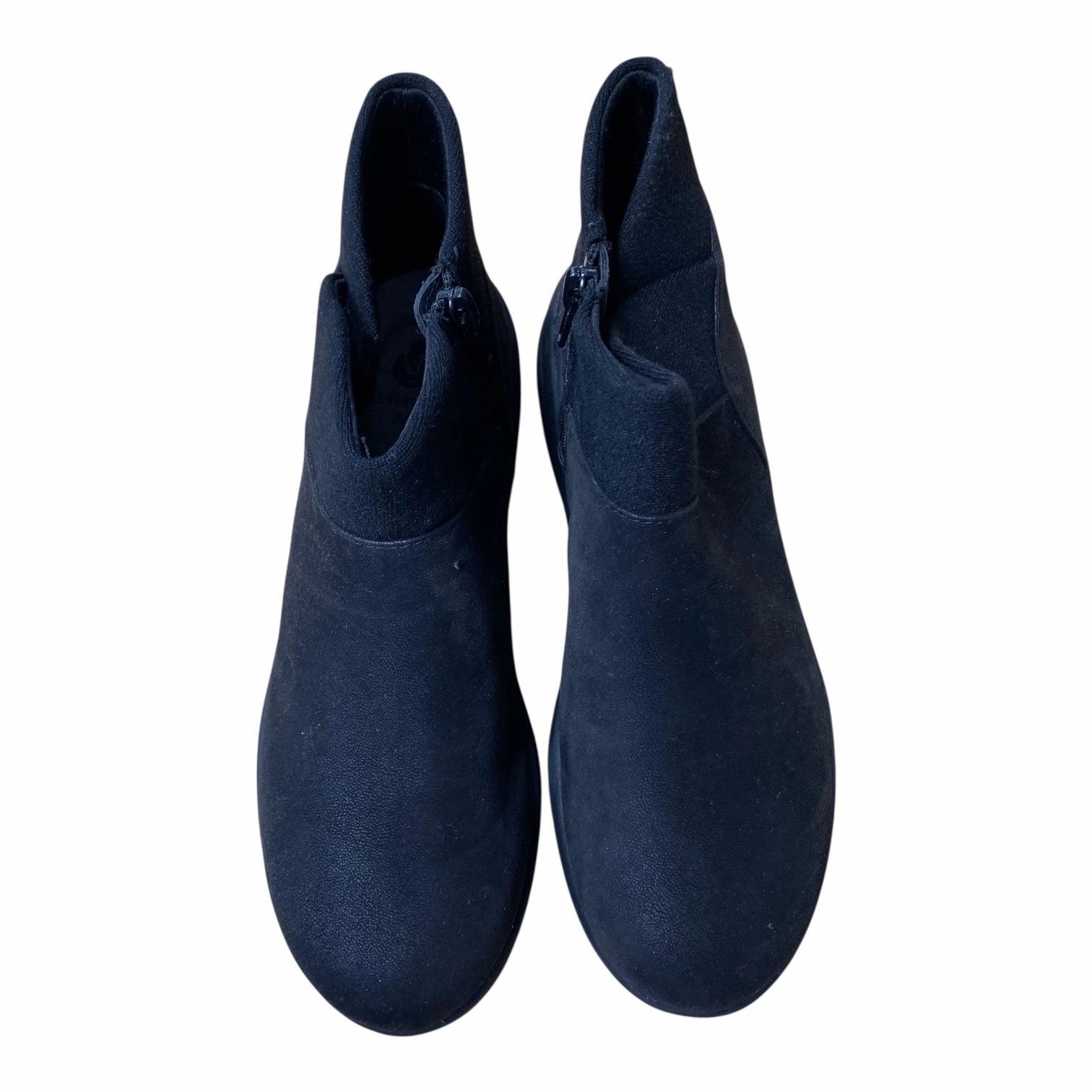 Shoes Flats By Clarks In Black, Size:6 Leather Footwear