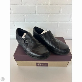 Shoes Flats By Clarks In Black, Size: 7.5 Clarks leather shoes for daily wear