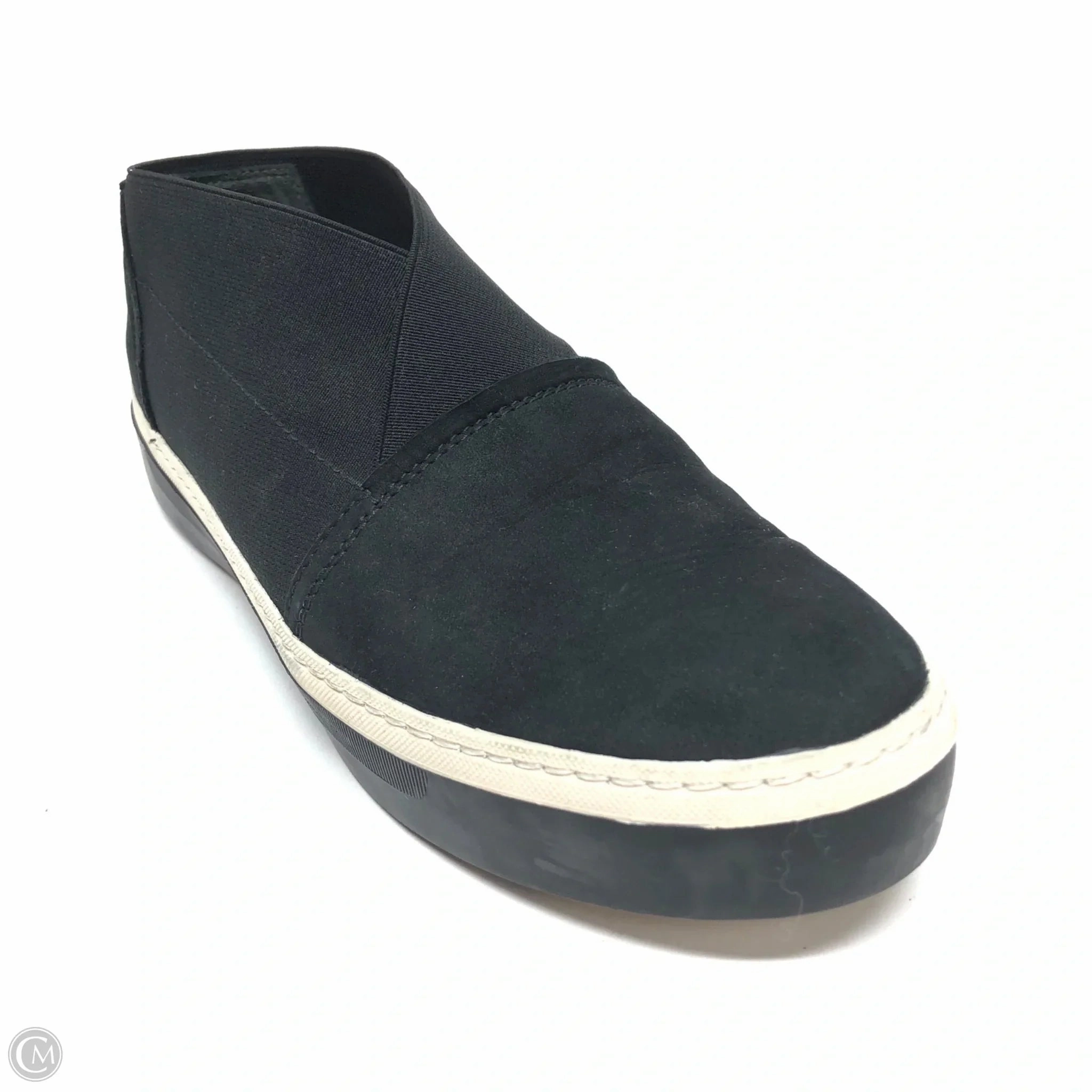 Shoes Flats By Clarks In Black, Size: 7 Leather Footwear