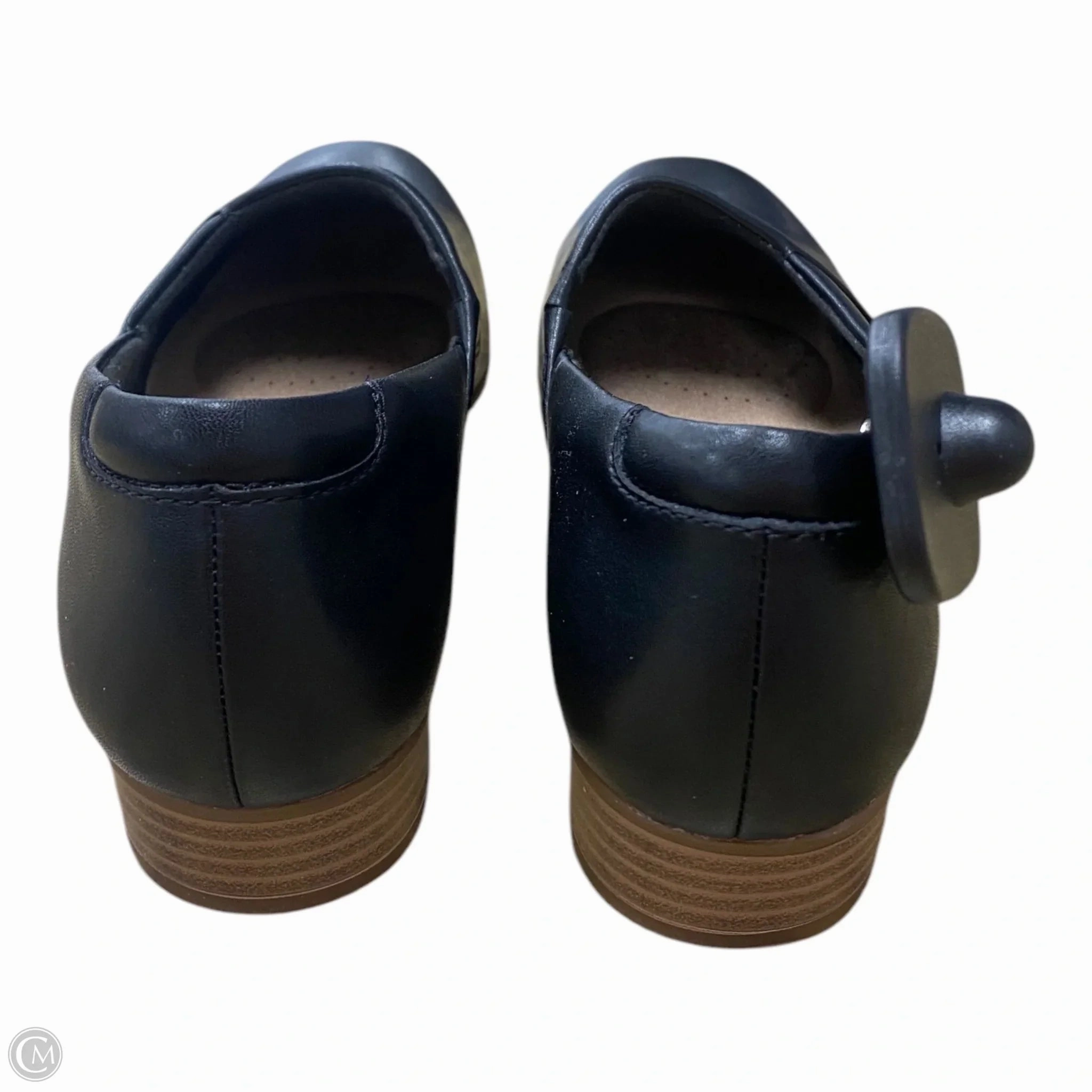 Shoes Flats By Clarks In Black, Size: 7 Leather Footwear