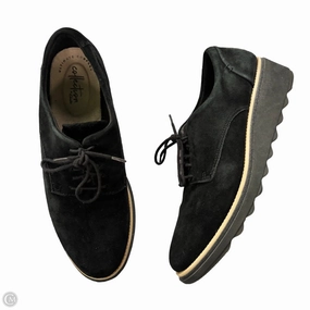 Shoes Flats By Clarks In Black, Size: 8.5 Clarks leather shoes for daily wear