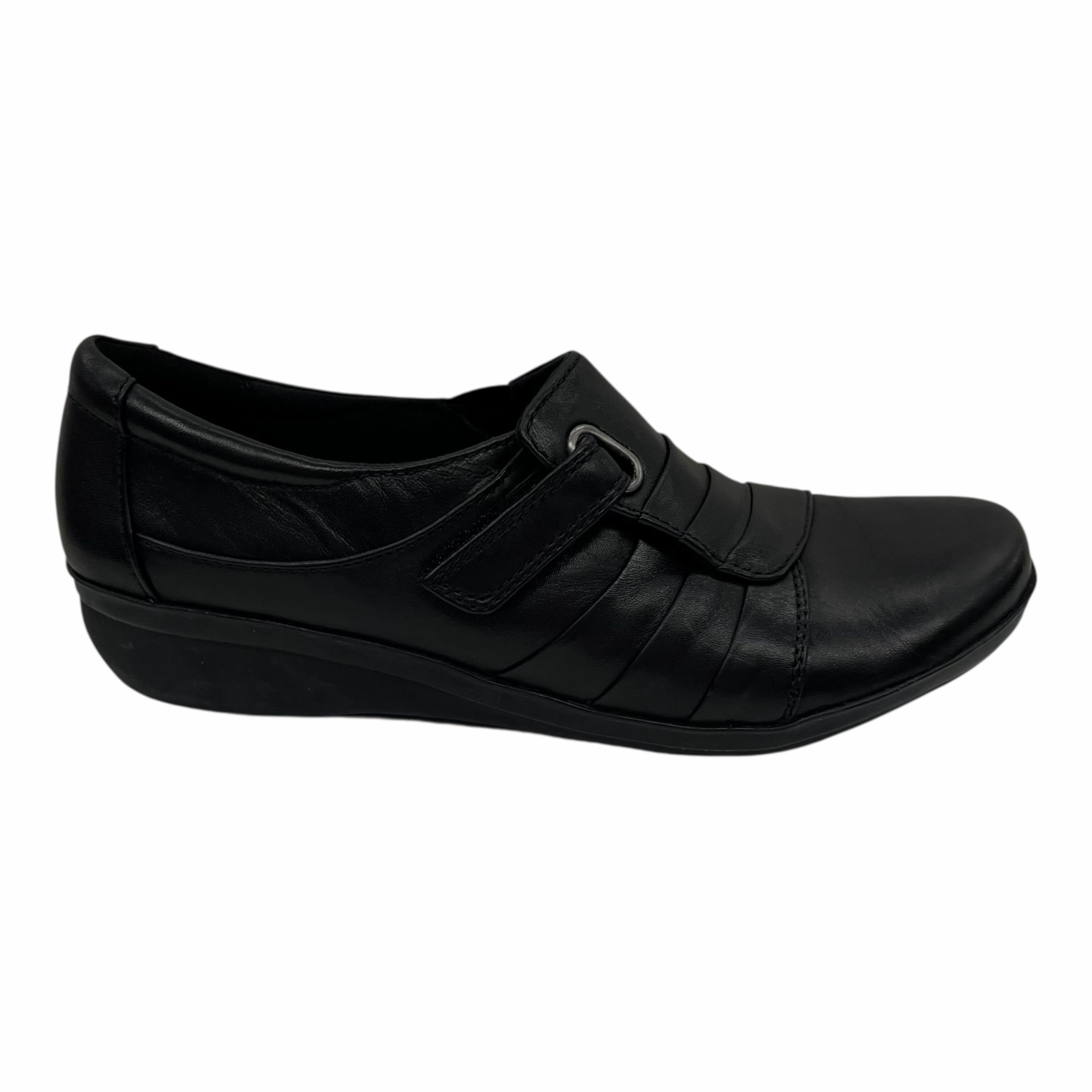 Shoes Flats By Clarks In Black, Size:8.5 Clarks leather shoes for daily wear
