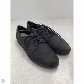 Shoes Flats By Clarks In Black, Size: 8.5 Clarks leather shoes for daily wear