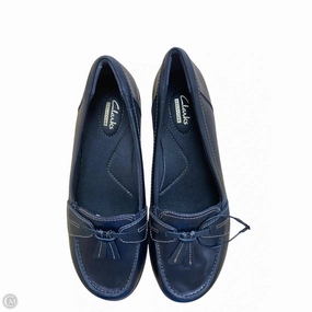 Shoes Flats By Clarks In Black, Size: 8.5 Clarks leather shoes for daily wear