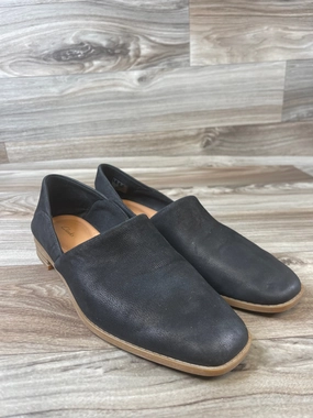 Shoes Flats By Clarks In Black, Size: 8.5 Clarks leather shoes for daily wear