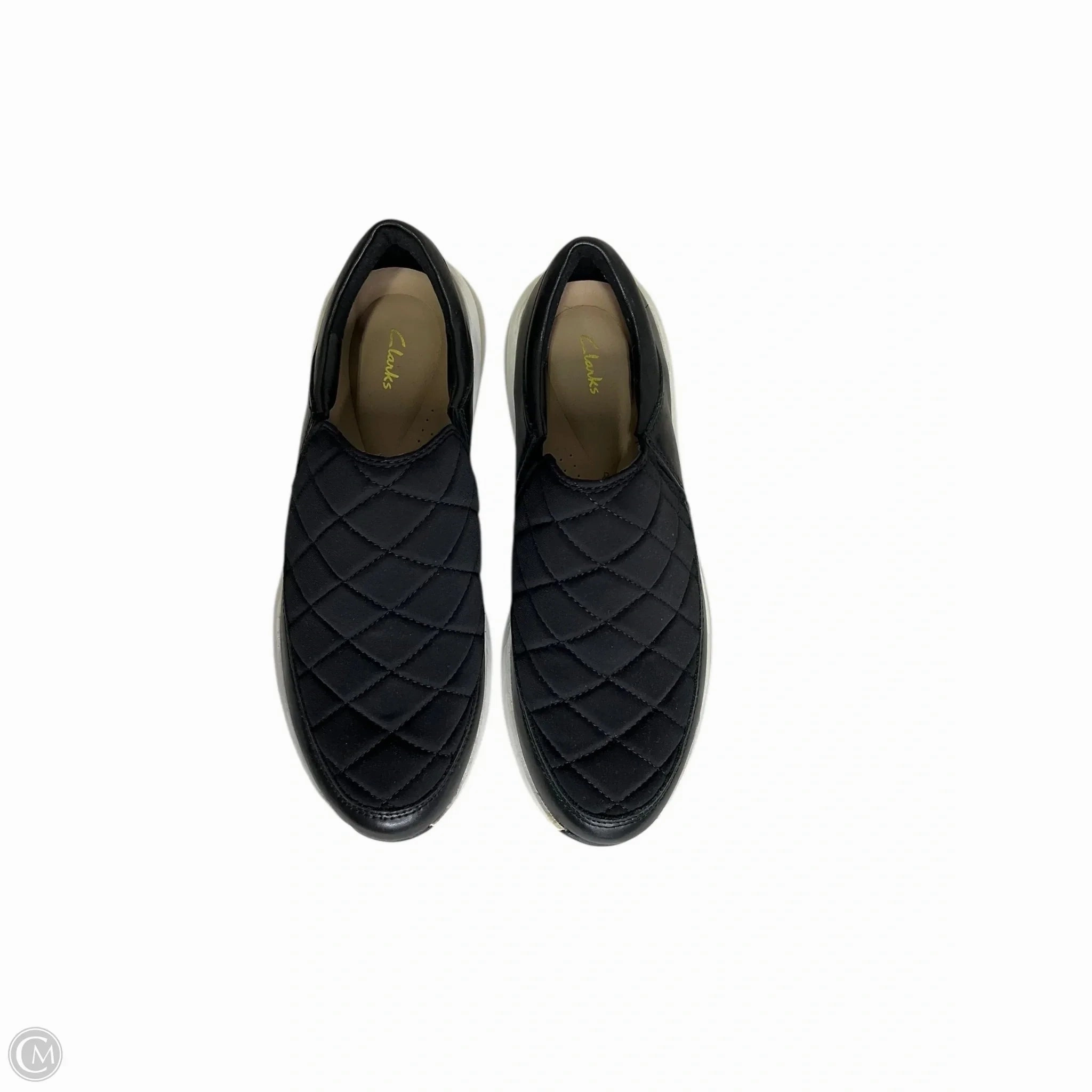 Shoes Flats By Clarks In Black, Size: 8.5 Clarks leather shoes for daily wear
