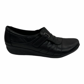 Shoes Flats By Clarks In Black, Size:8.5 Clarks leather shoes for daily wear