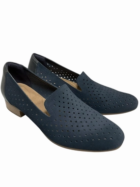 Shoes Flats By Clarks In Blue, Size: 6.5 Clarks leather shoes for daily wear