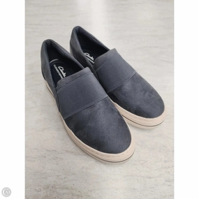 Shoes Flats By Clarks In Blue, Size: 8 Clarks leather shoes for daily wear