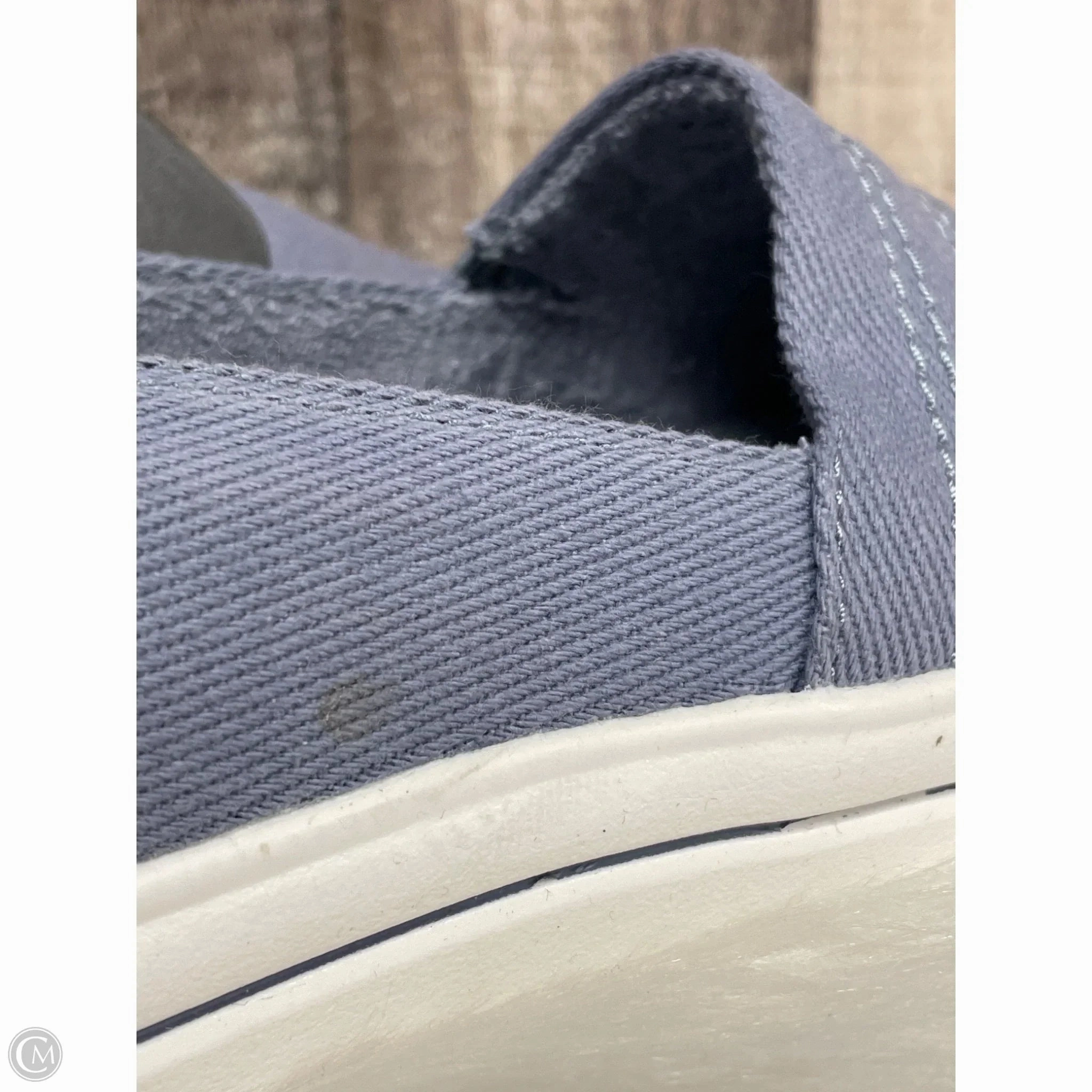 Shoes Flats By Clarks In Blue, Size: 9 Leather Footwear