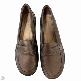 Shoes Flats By Clarks In Bronze, Size: 7 Clarks leather shoes for daily wear