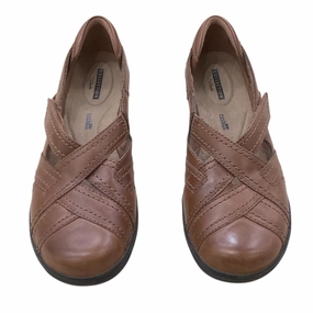 Shoes Flats By Clarks In Brown, Size: 6 Clarks leather shoes for daily wear