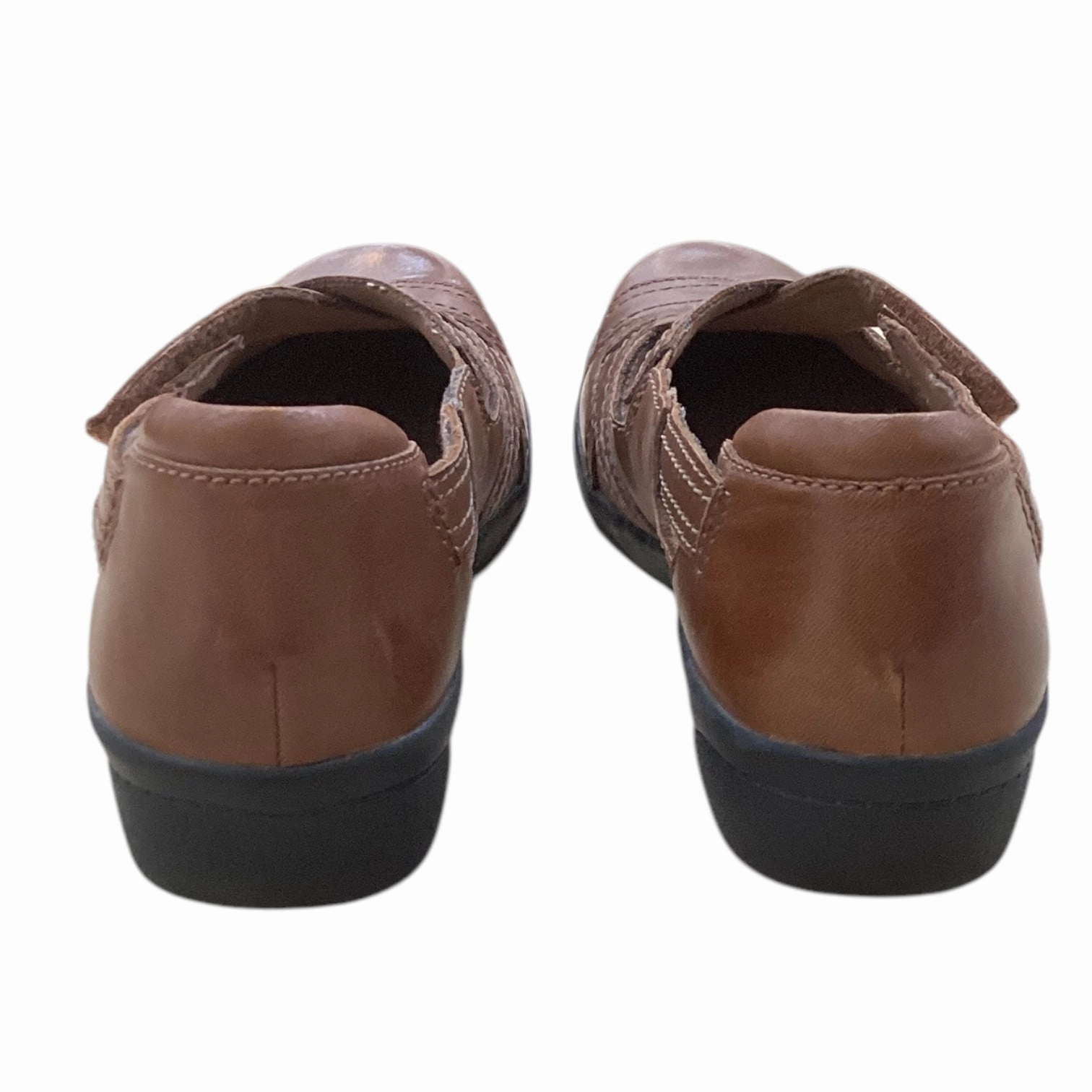Shoes Flats By Clarks In Brown, Size: 6 Leather Footwear