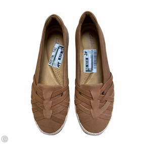 Shoes Flats By Clarks In Brown, Size: 8.5 Clarks leather shoes for daily wear