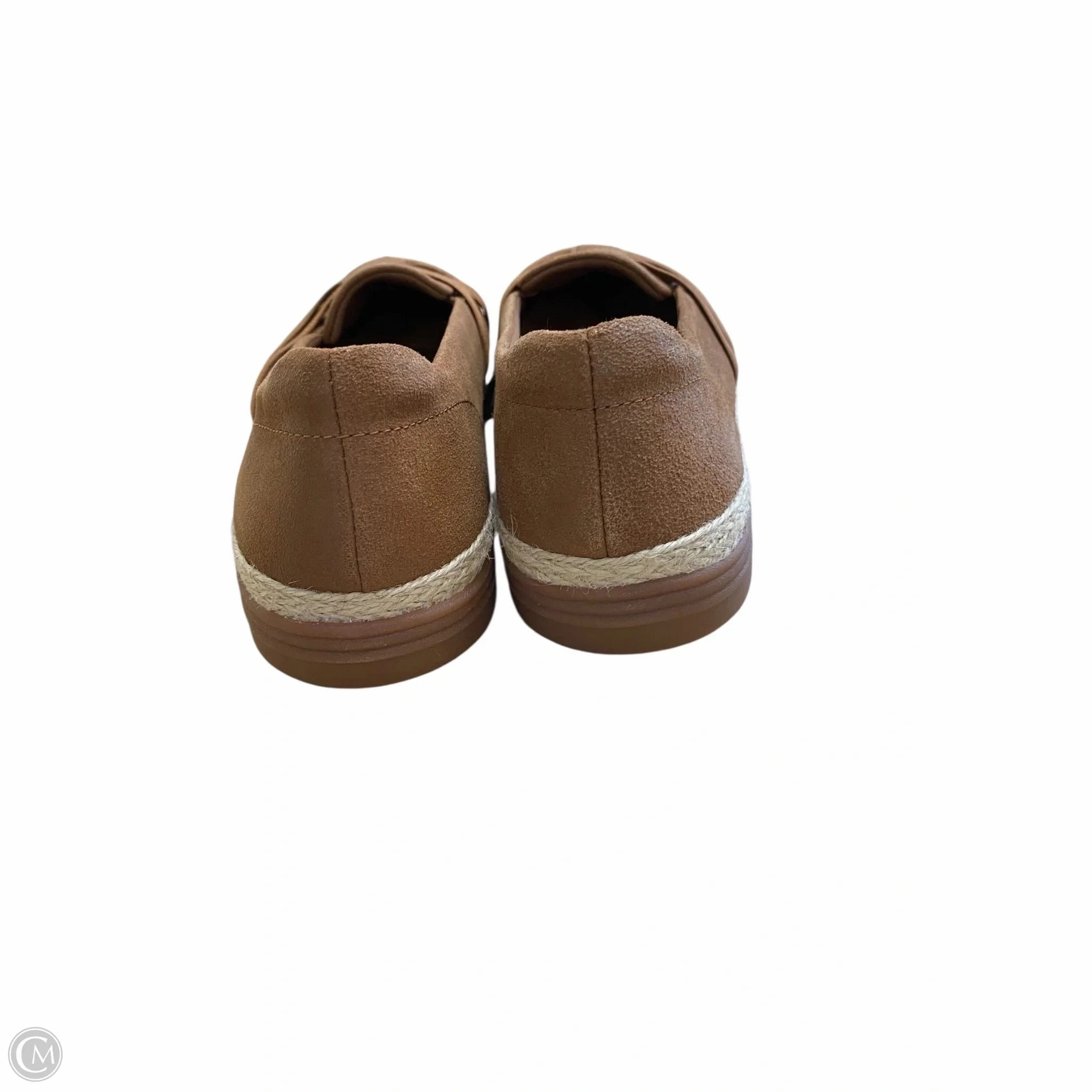 Shoes Flats By Clarks In Brown, Size: 8.5 Leather Footwear