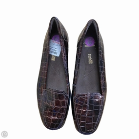 Shoes Flats By Clarks In Brown, Size: 8.5 Clarks leather shoes for daily wear