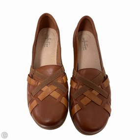 Shoes Flats By Clarks In Brown, Size: 9.5 Clarks leather shoes for daily wear