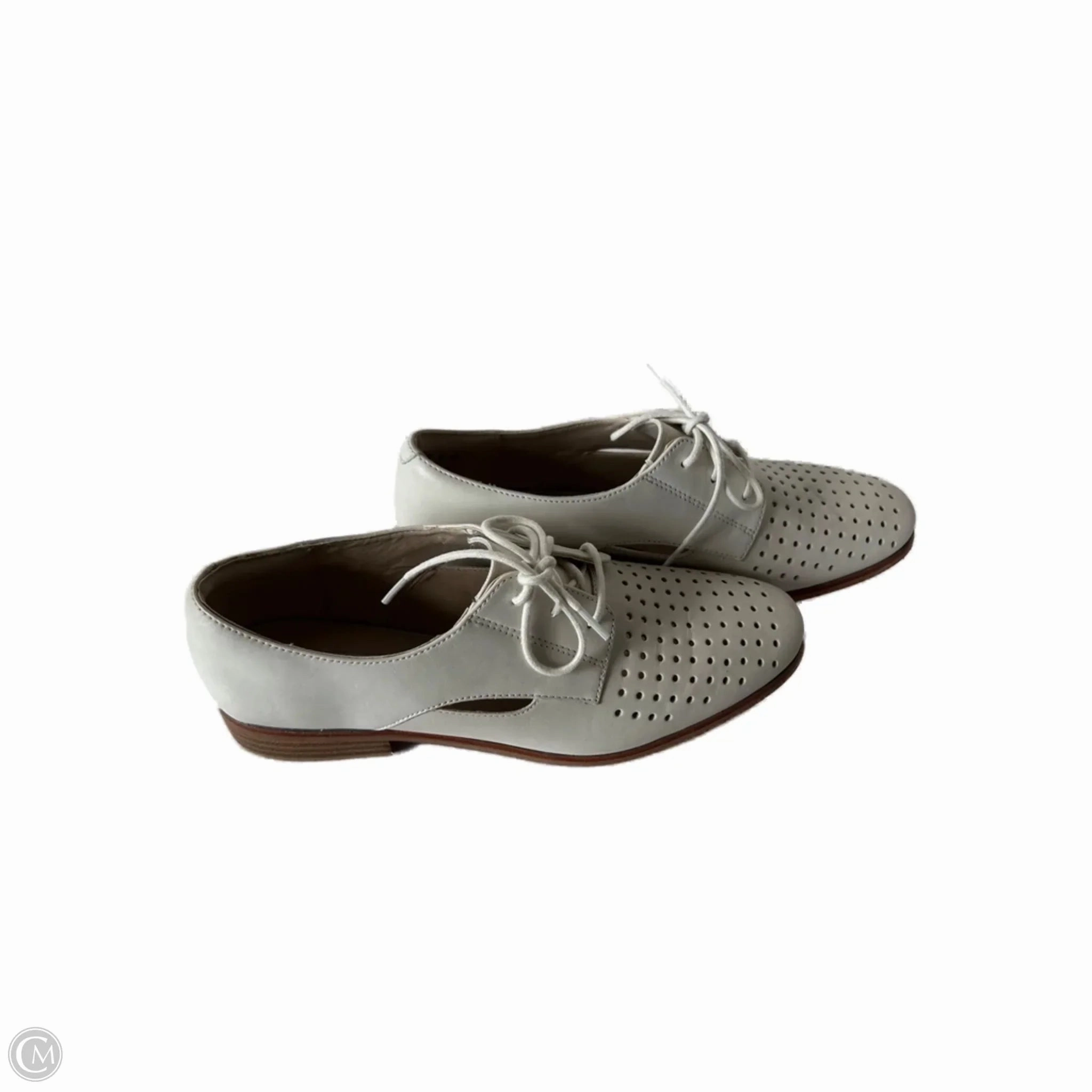 Shoes Flats By Clarks In Cream, Size: 9 Leather Footwear