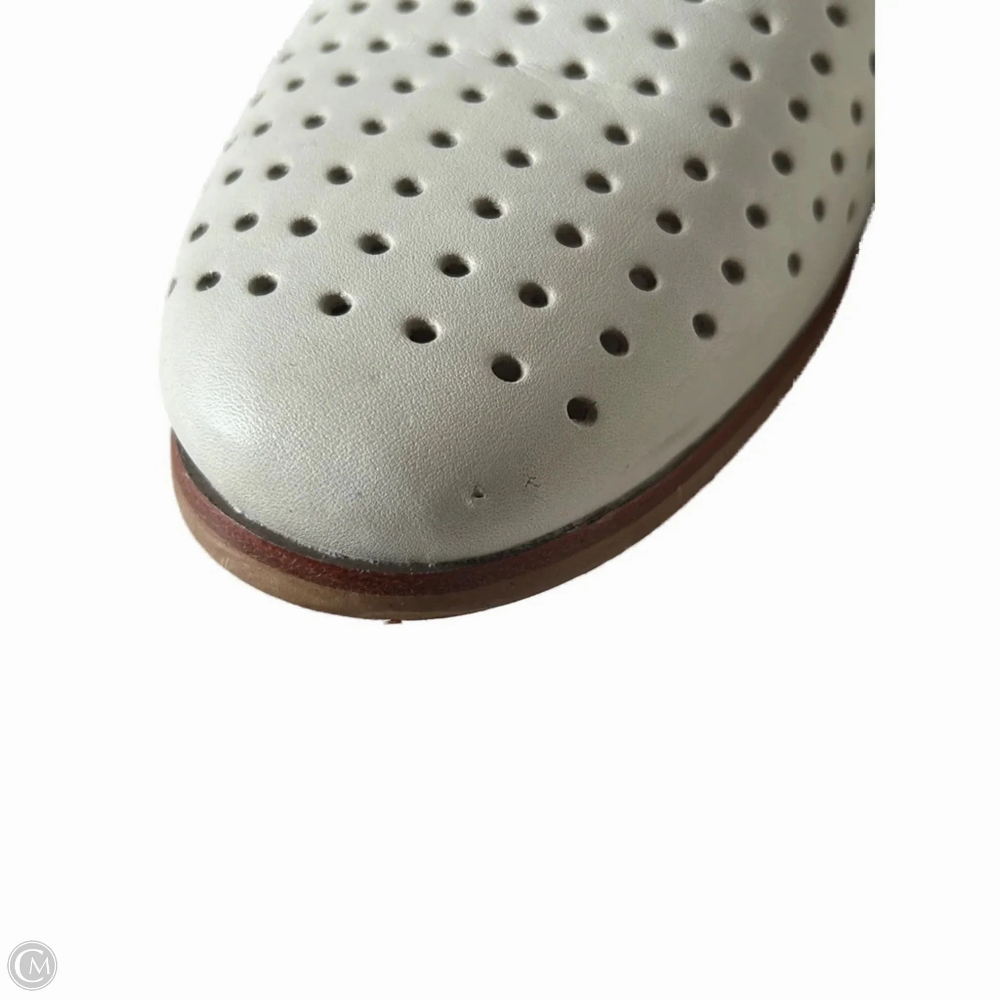 Shoes Flats By Clarks In Cream, Size: 9 Leather Footwear