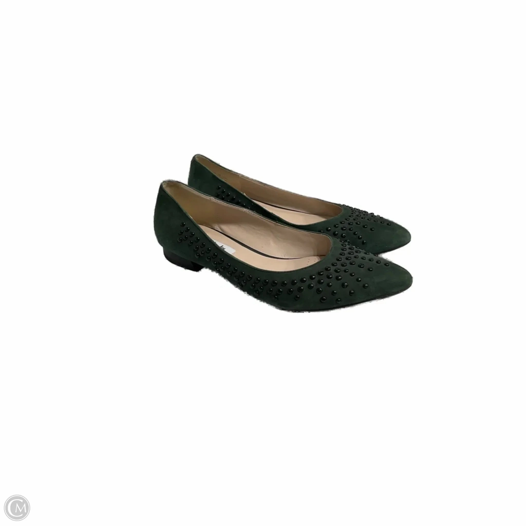 Shoes Flats By Clarks In Green, Size: 7 Clarks leather shoes for daily wear