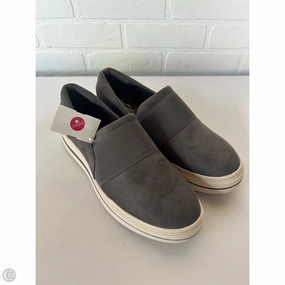 Shoes Flats By Clarks In Grey, Size: 9.5 Clarks leather shoes for daily wear